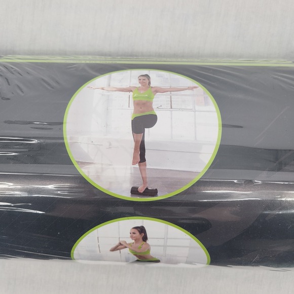 ProsourceFit High Density Half Foam Roller Black 12x3 Inch EPP Therapy Balance - Picture 3 of 4